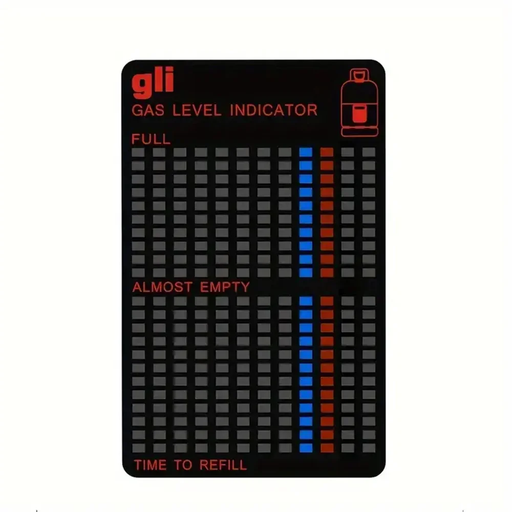 Gas Indicator Level Practical Propane Butane LPG Fuel Gas Tank Level Indicator For Home Kitchen Outdoor Use