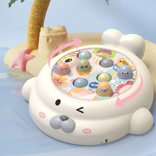 Educational Interactive Toy Whack A Mole Game hobbies Pounding Hammers Included Knocking Toy Seal Montessori Toy Gift for Kid