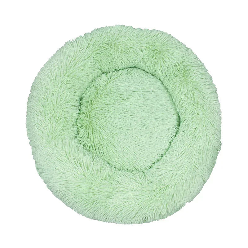 Super Soft Dog Bed Plush Cat Mat Dog Beds For Large Dogs Bed Labradors House Round Cushion Pet Product Accessories