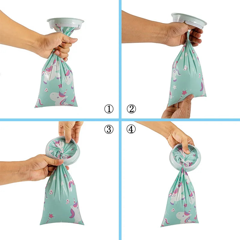 10Pcs Random Pattern Disposable Vomit Bags - Portable Emergency Vomit Bags Essential for Motion Sickness, with Various Designs, Thick and Durable, Odor-Resistant, Perfect for Road Trips, Airplanes, Boats, Outdoor Emergency Tr