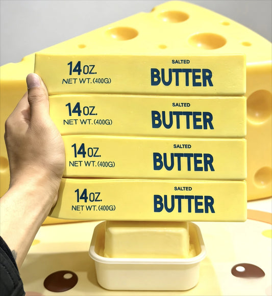 23cm Squishy Super Big Butter Stick Slow Rising Fidget Toy Giant Butters Sticks Moist Squeeze Toy for Adults Kids Autism Gifts