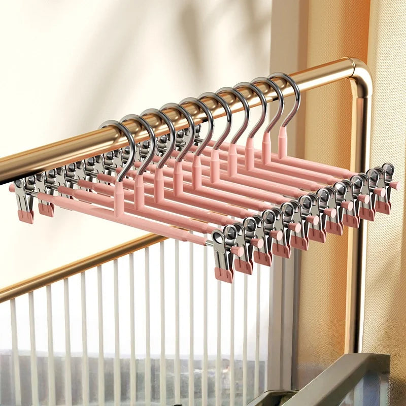10pcs Dip Plastic Anti Slip Drying Hanger, Home Drying Expert. Thick and Seamless Clothing Support for Home and Dormitory Use