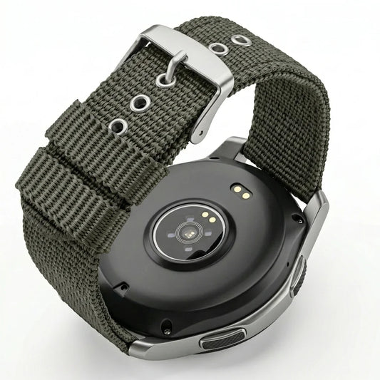 18 20 22 24mm Universal Nylon Watchband Sport Canvas Strap 4 Colors Replacement Bracelet Men Women Accessories
