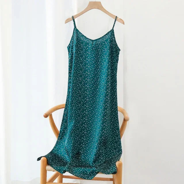 2024 Summer Chic Elegant Dresses For Women Adjustable Strap Satin Long Birthday Party Dresses Maxi Beach Sundress Robe Vestido