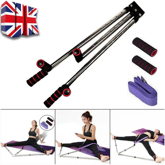 3 Bar Leg Stretcher 9 Hole Adjustable Leg Split Stretching Training Machine