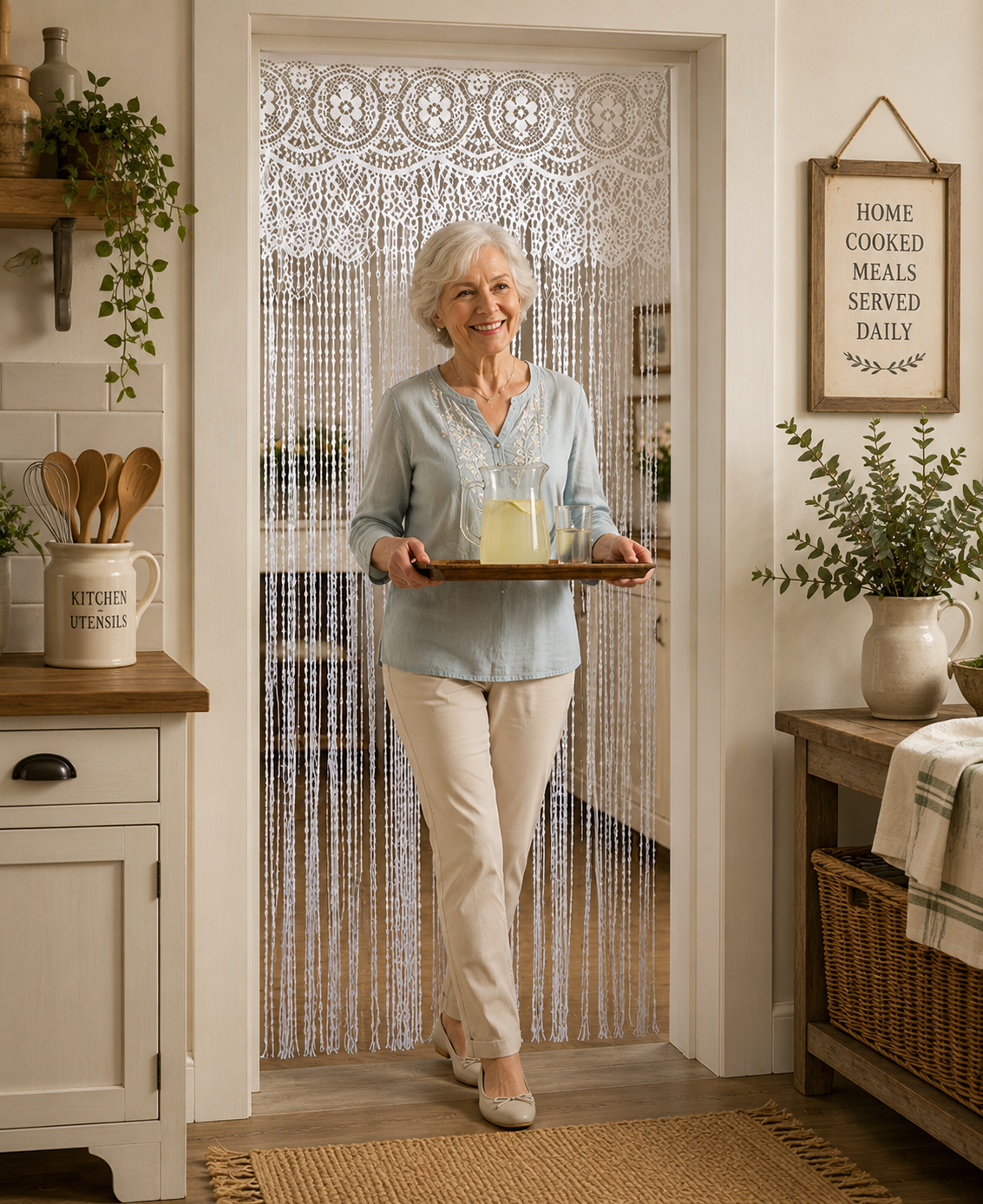 Lacy String Door Curtain