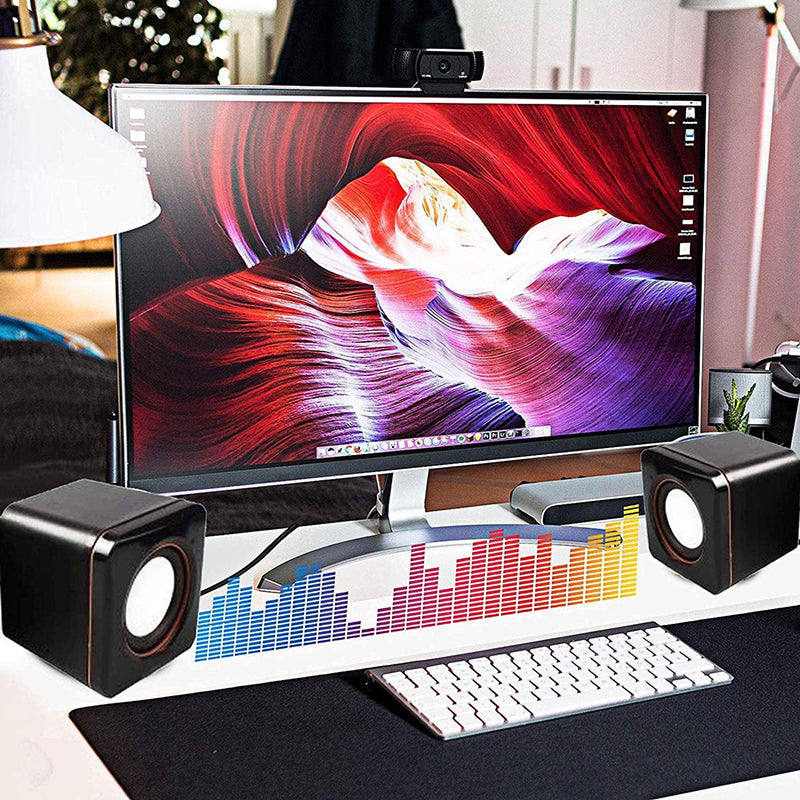 USB External Small Speaker Multimedia Small Speaker Desktop Computer Laptop External Mini Speaker Office and Entertainment