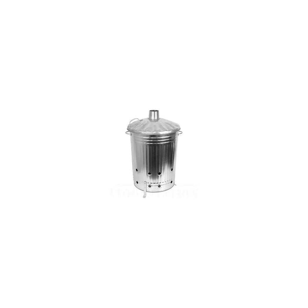 Portable Large Galvanised Steel Garden Fire Bin Incinerator