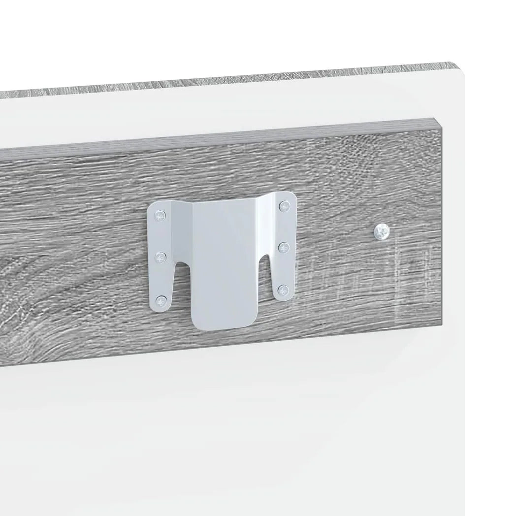 vidaXL Wall-Mounted Headboard ARNHEM Grey Sonoma Engineered Wood
