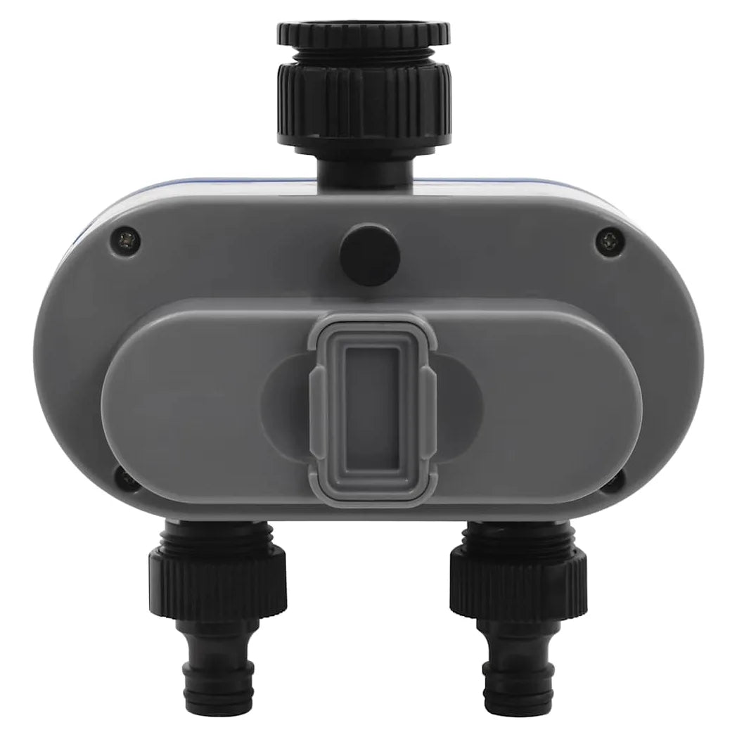 vidaXL Digital Water Timer | Black, Blue, Grey | ABS | Medium