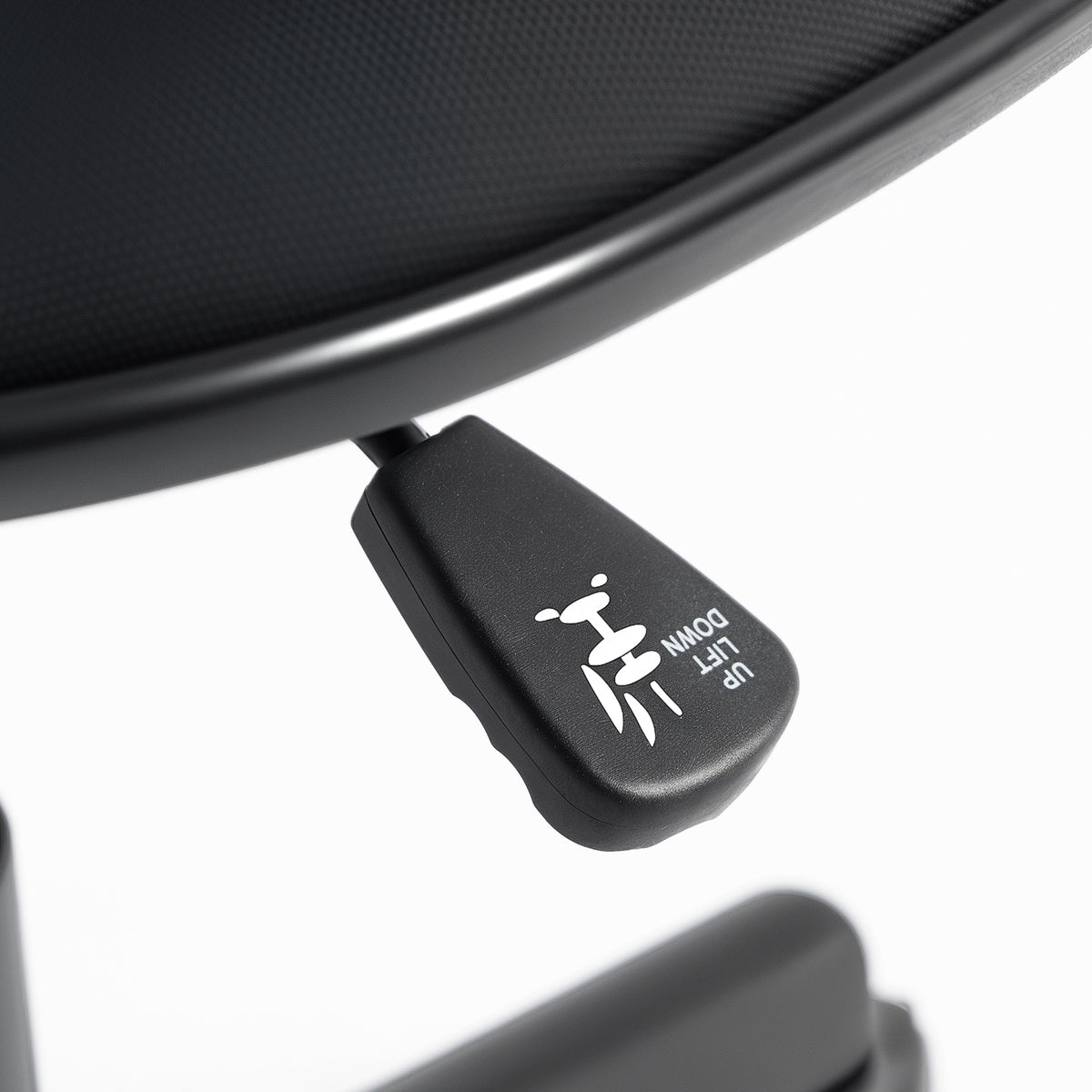 HOMCOM Small Armless Office Chair - Black