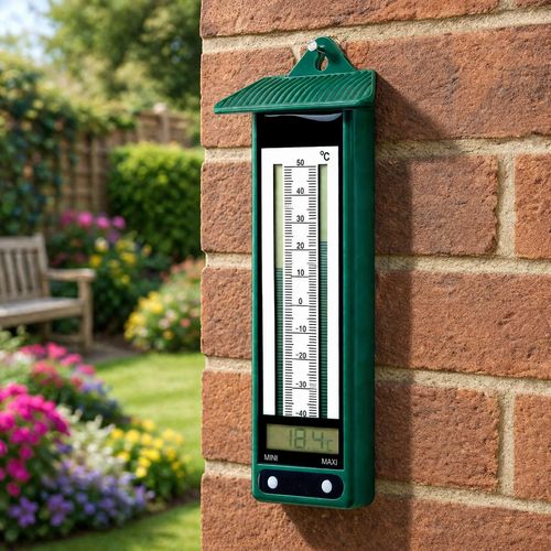 Outdoor Thermometer with Min & Max Display