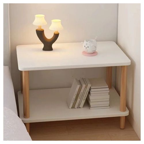 Narrow End Table for Living Room Small Side Table Bedside Tables White UK