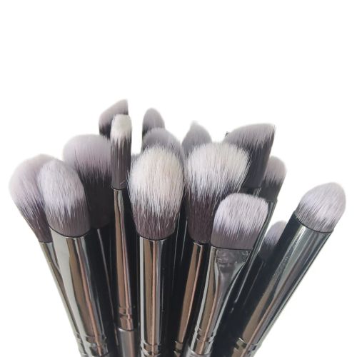 25pcs Makeup Brush Concealer Blush Foundation Eyeshadow Make Up Brush Makeup tools Black (US Logistics only For USPS.TK/TMEU only For self-pickup)