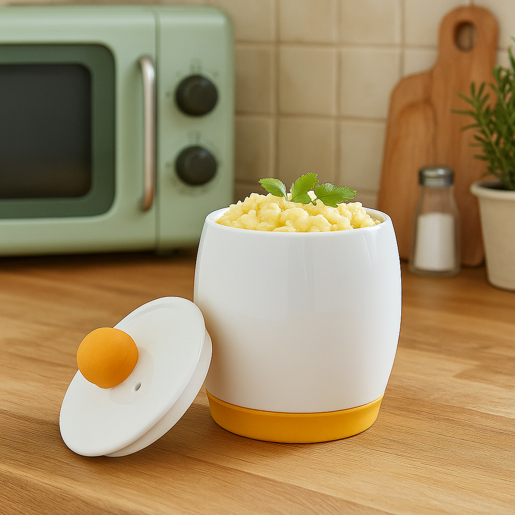 Ceramic Microwave Egg Cooker A161619