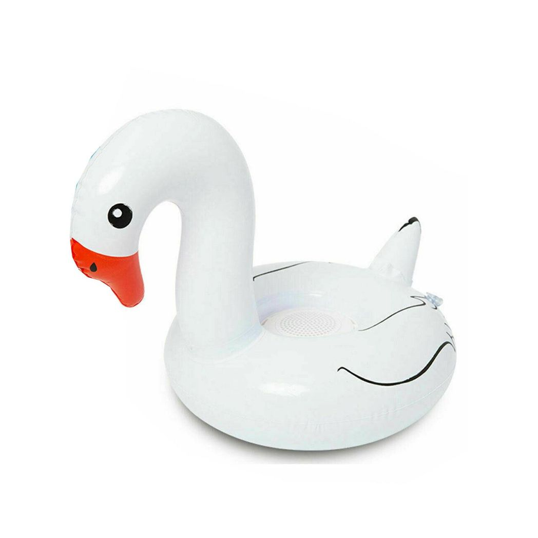 Soundz Waterproof Inflatable Flamingo Bluetooth Speaker Bath Pool[White]