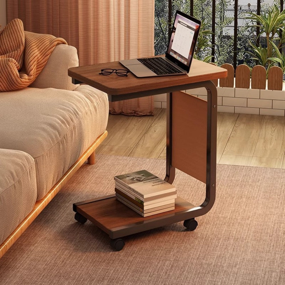 Side Table C Shaped for Sofa Coffee End Tables for Living Room Bedside Tables UK