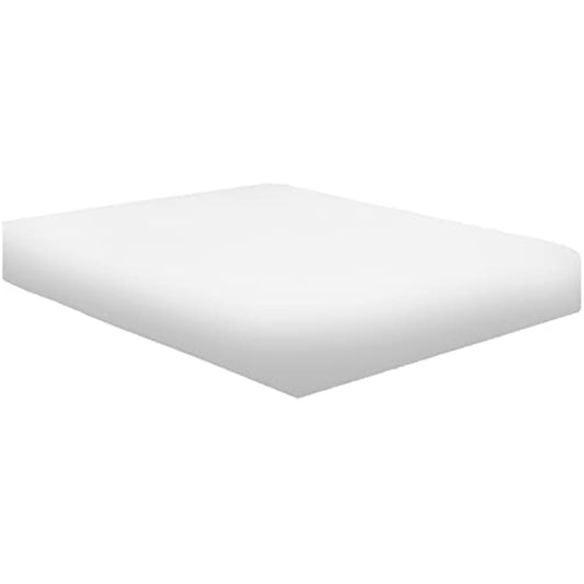 NIYS Luxury Bedding Finest 100% Egyptian Cotton 16" 40CM Extra deep Fitted Sheets 15 Colours Single Double King Super King (White, Super King)