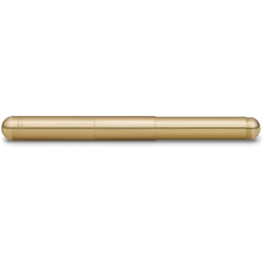 Kaweco SUPRA Fountain Pen Brass I Exclusive Fountain Pen for Ink Cartridges Including Retro Metal Box I Fountain Pen 16.5 cm I Nib: F (Fine)