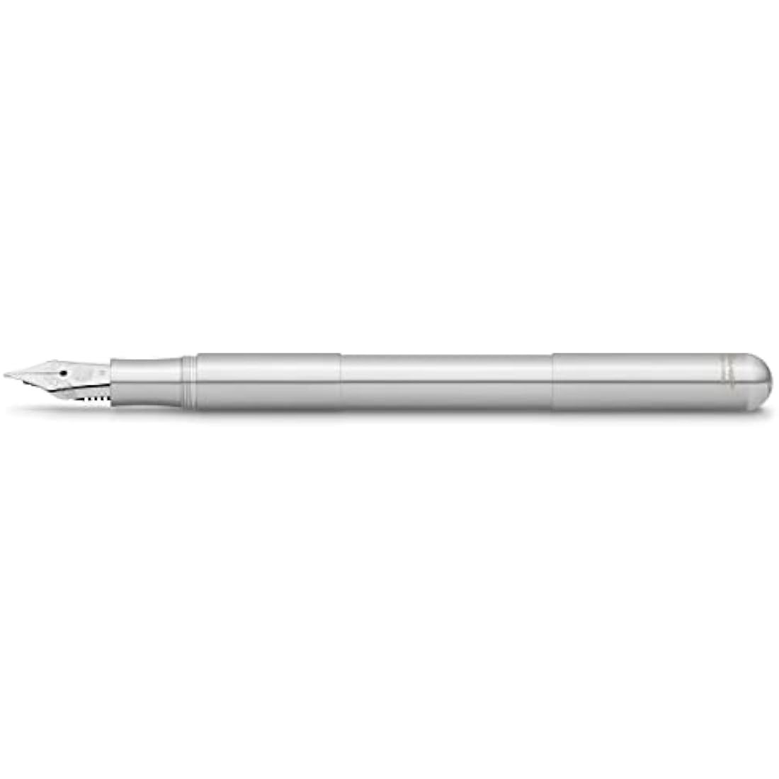 Kaweco SUPRA Fountain Pen Stainless Steel I Exclusive Fountain Pen for Ink Cartridges Including Retro Metal Box I Fountain Pen 16.5 cm I Nib: EF (Extra Fine)
