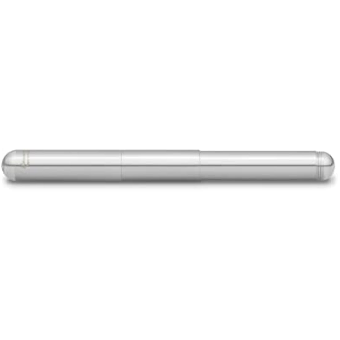 Kaweco SUPRA Fountain Pen Stainless Steel I Exclusive Fountain Pen for Ink Cartridges Including Retro Metal Box I Fountain Pen 16.5 cm I Nib: EF (Extra Fine)