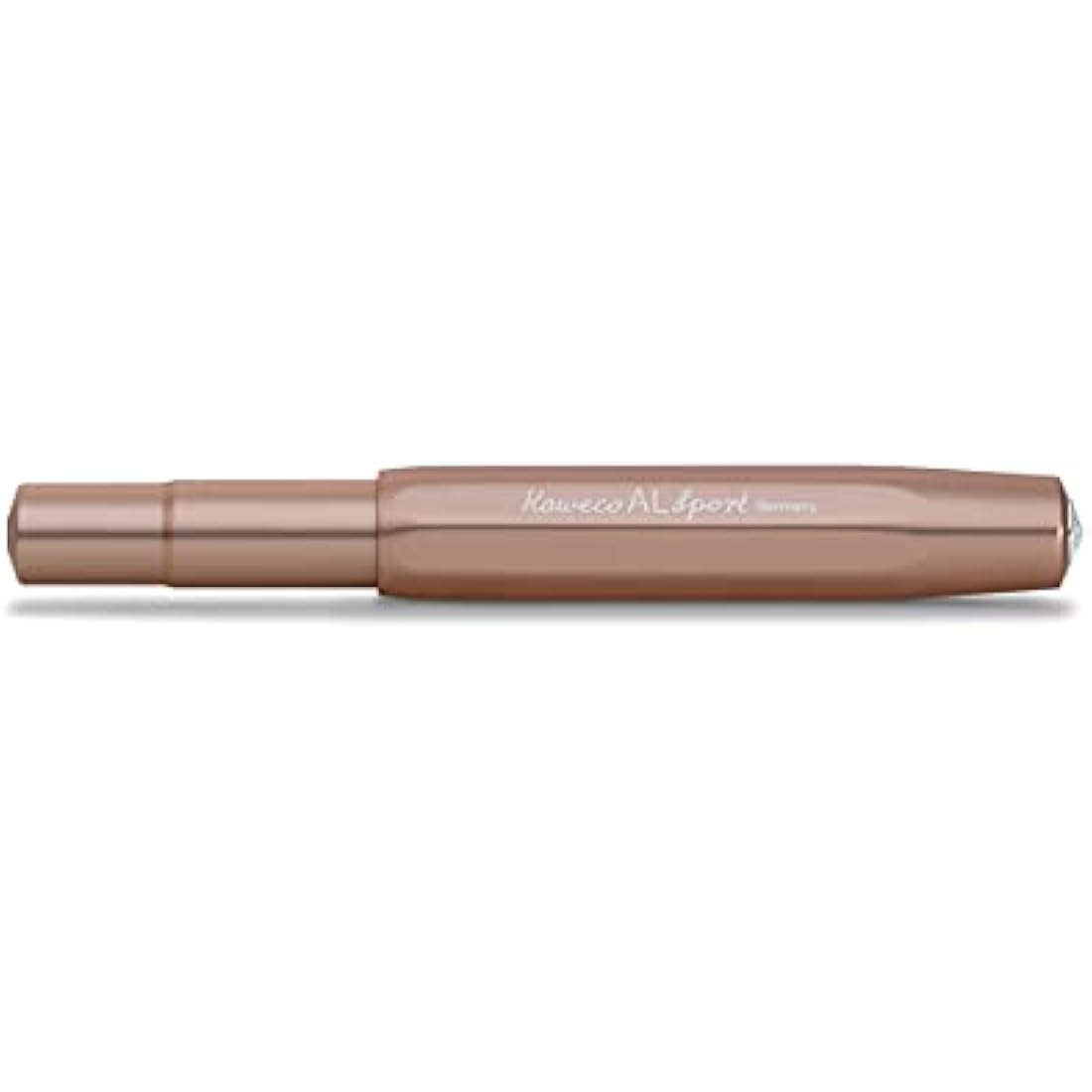 Kaweco AL SPORT Gel/Ballpoint Pen Rosé Gold I Pen Including 0.7 mm Rollerball Pen Refill in Classic Design with Ceramic Ball I Premium Aluminium Gel Roller 13 cm