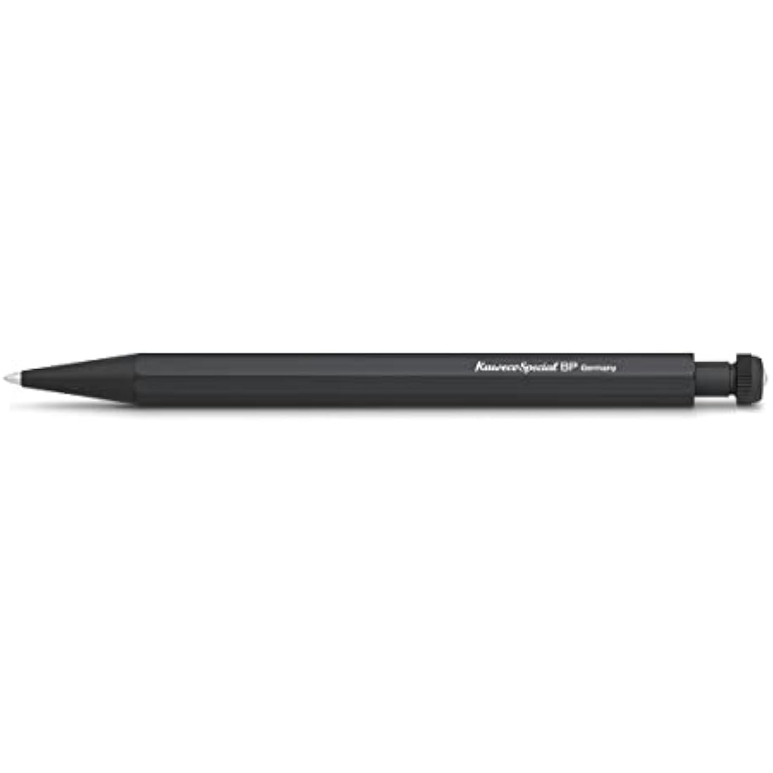 Kaweco SPECIAL Ball Pen Black I Retractable Ballpoint Pen with Standard G2 Refills in a Tin Box I Aluminium Ball Pen 14 cm