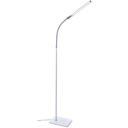 Daylight UnoPro Floor - New LED Lamp - 6,000K, 1,145 Lux at 30cm, 4 Brightness Levels, Flexible Arm, Energy Efficient, White