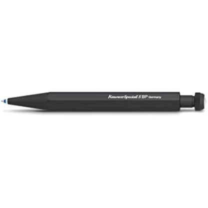 Kaweco SPECIAL S Ball Pen Black I Retractable Ballpoint Pen with Standard D1 Refills in a Tin Box I Aluminium Ball Pen 10.5 cm
