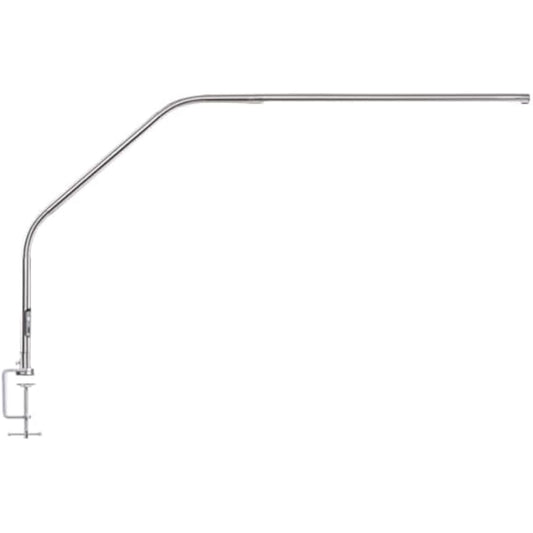 Daylight Slimline 4™ LED Table Lamp in Brushed Steel - 6,000K, 3,200 Lux, 4 Brightness Levels, USB-C Charging Port, Anti-Glare Diffuser, Flexible Design, Art & Craft, Sewing, Nail Salon