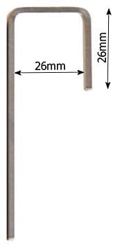 Woodquail Bedside Shelf, Clip on Hanging Shelf, Small Bedside Table, Made of Natural Bamboo (Clips 26mm, Black)
