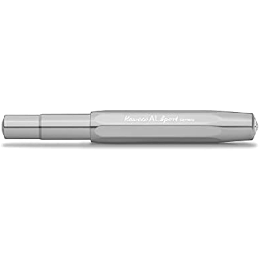 Kaweco AL SPORT Fountain Pen Raw I Premium Fountain Pen for Ink Cartridges I Exclusive Fountain Pen 13 cm I Nib: B (Broad)