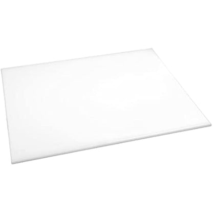 Hygiplas Large High Density White Chopping Board for Bakery - 60x45cm