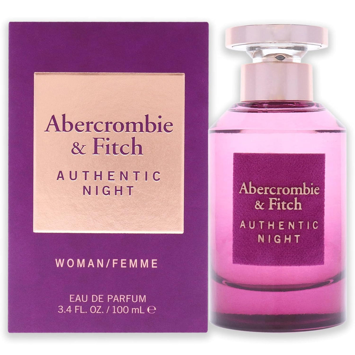 Abercrombie & Fitch Authentic Night Woman  Eau De Parfum Spray 100ml