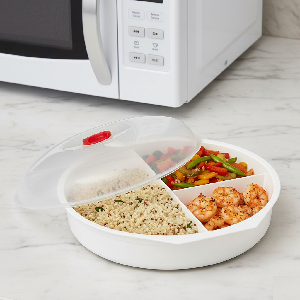 Sectioned Microwaveable Casserole Dish A222417