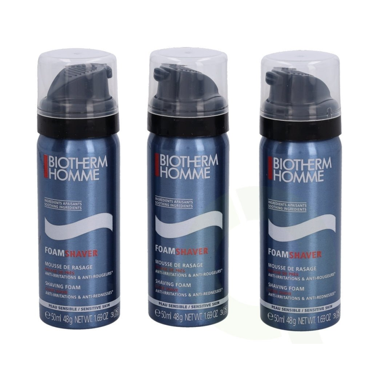 Biotherm Homme Sensitive Shaving Foam (3 x 50ml)