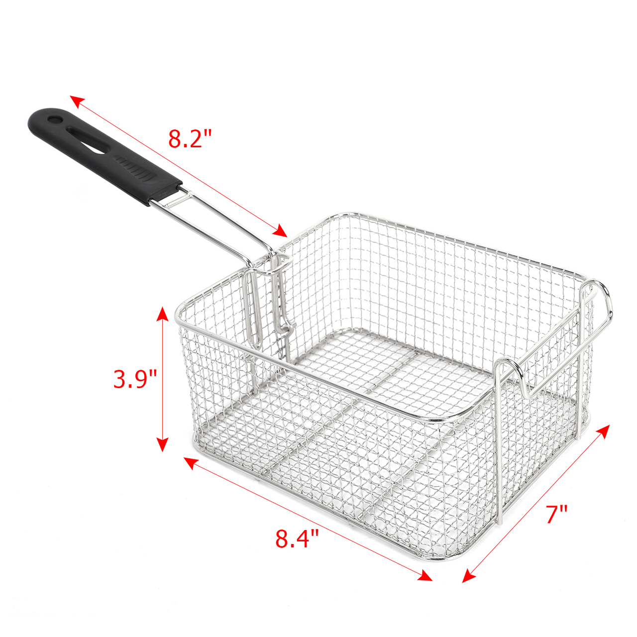 [Replace old code: 96063967] EH81 2500W 220-240V 6.3QT/6L Stainless Steel Single Cylinder Electric Fryer UK Plug