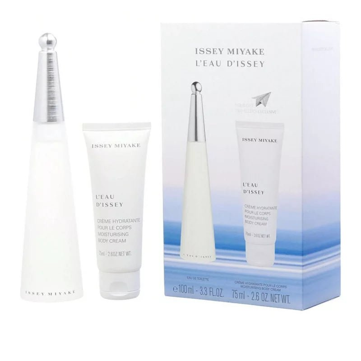 Issey Miyake L'Eau D'Issey Gift Set (Eau De Toilette Spray 100ml  Moisturising Body Lotion 75ml)