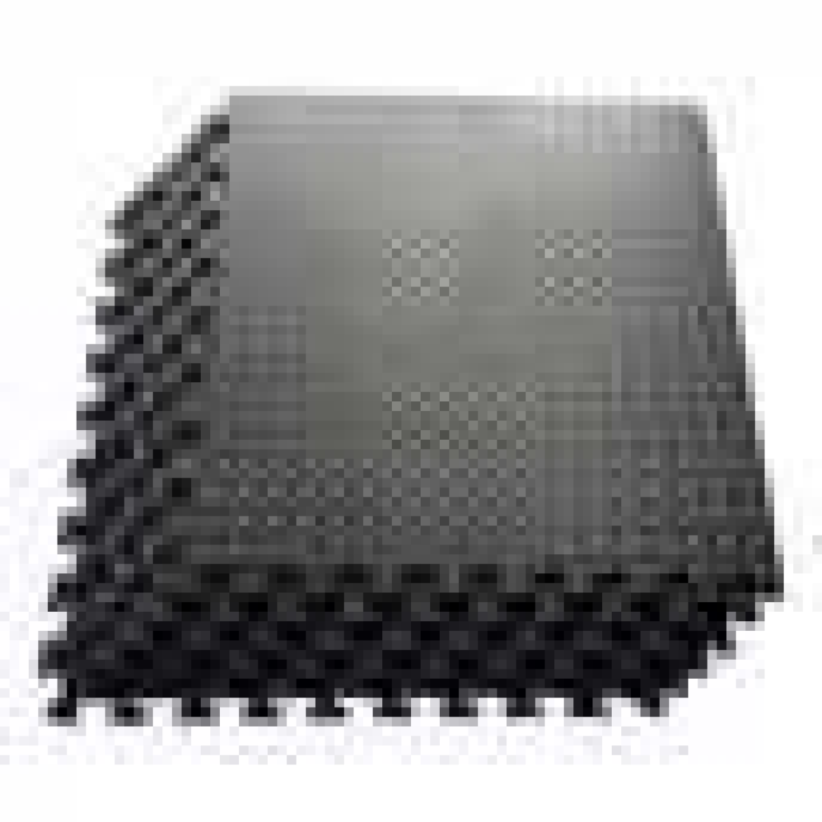 2 Packs LEAF Pattern Foam Mat 60X60- BLACK