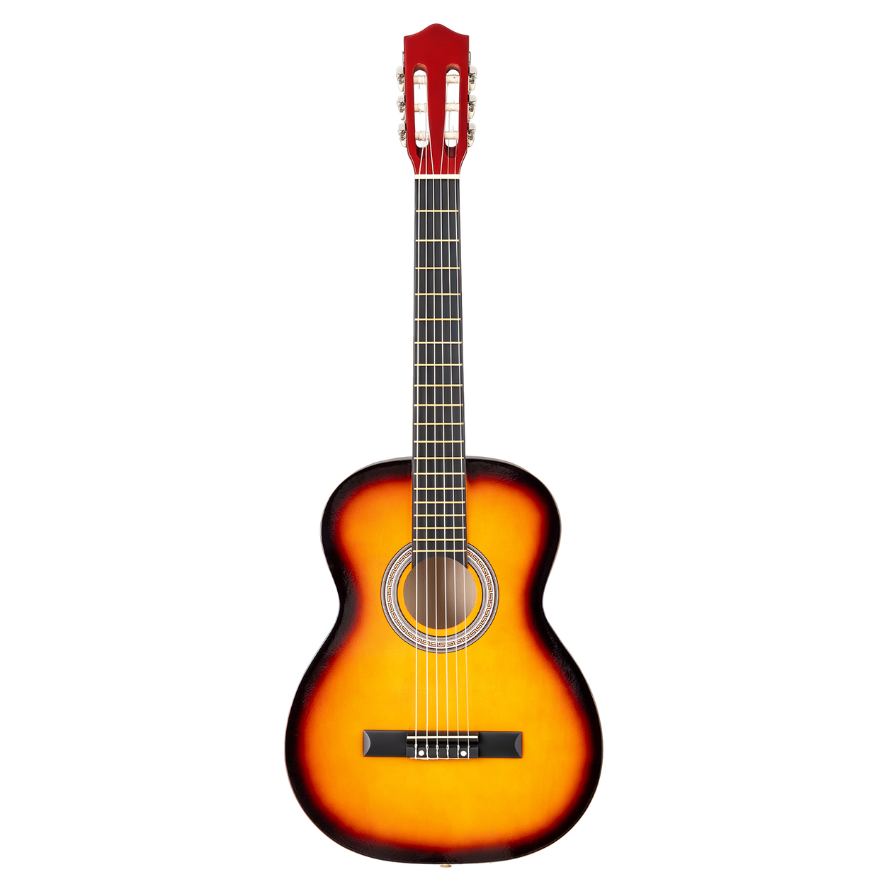 39 Inch Basswood Classical Folk Guitar Sunset Color