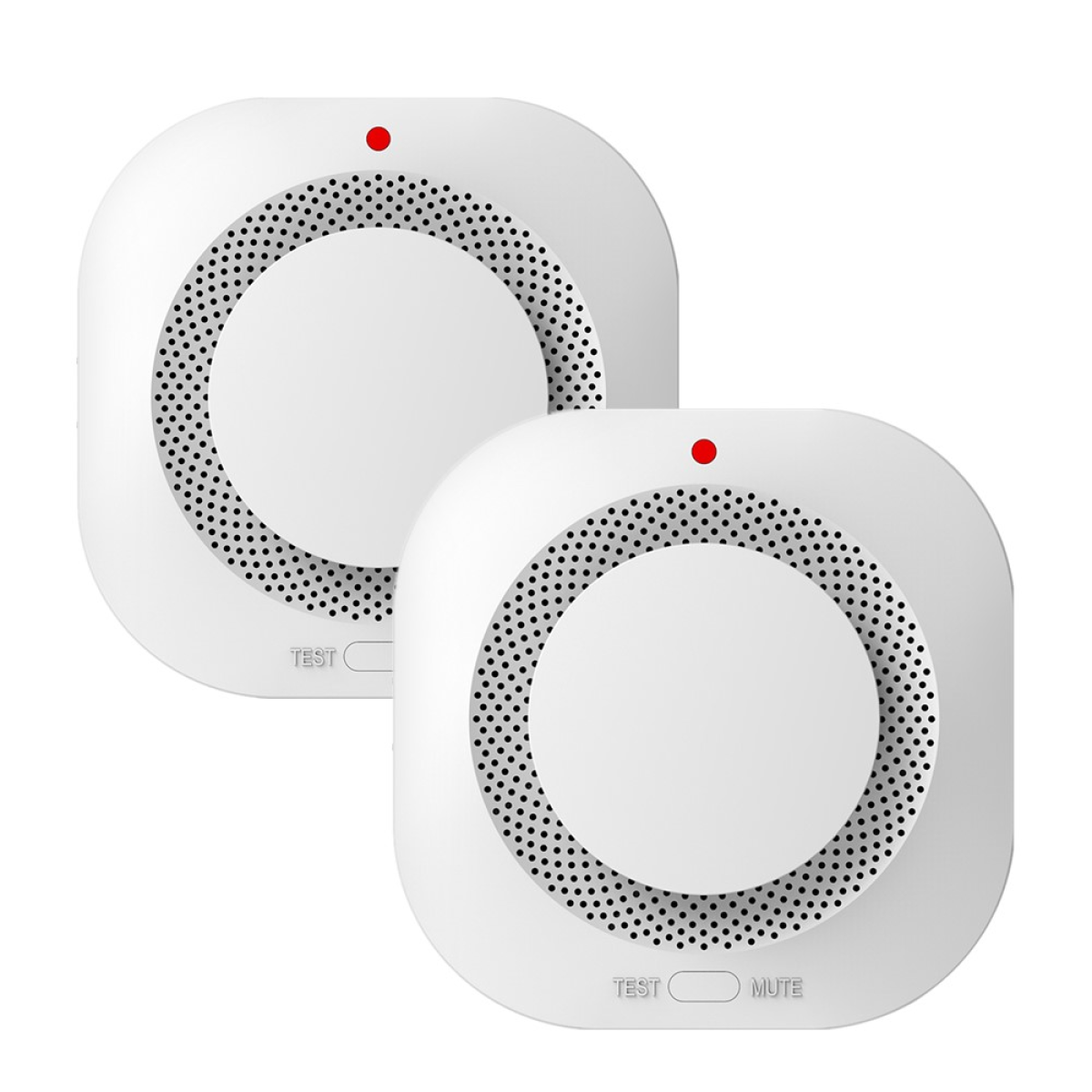 （2 Pack）Smoke Alarm Fire Protection Home Security System Smoke Alarm