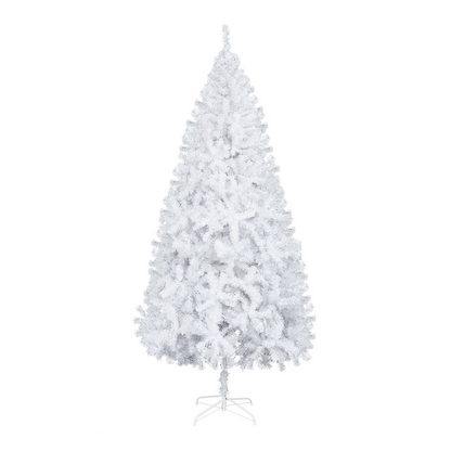 7FT Iron Leg White Christmas Tree with 950 Branches