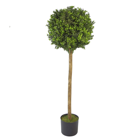 120cm 4ft Artificial Boxwood Buxus Ball Topiary Tree