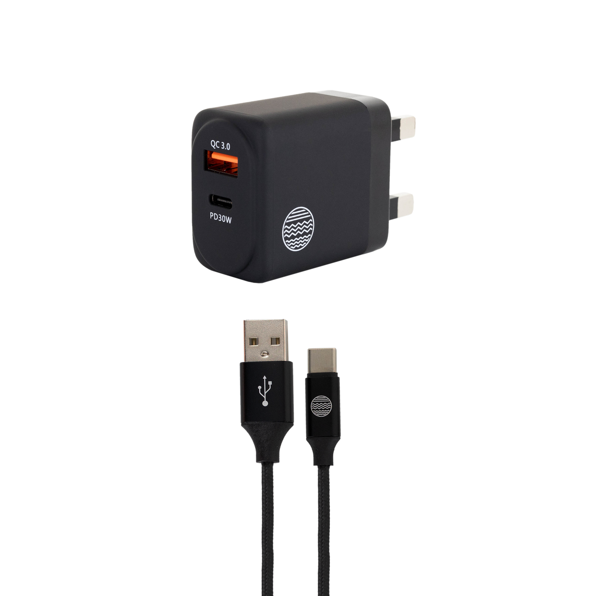 Our Pure Planet (Harry Kane's ECO Brand) - 30W USB-A  USB-C Wall Charger