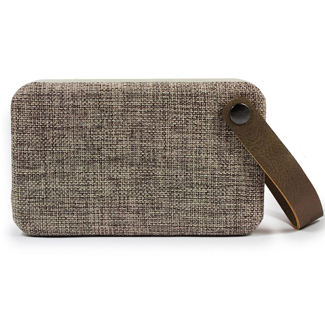 Soundz Fabric Bluetooth V4.1 Active Portable Speaker SZ250 & SZ300[SZ300 - Brown]