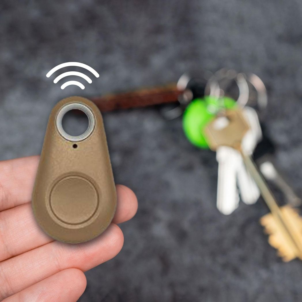 Aquarius Key Finder Anti-Lost Alarm with GPS Last Location Finder, Gold