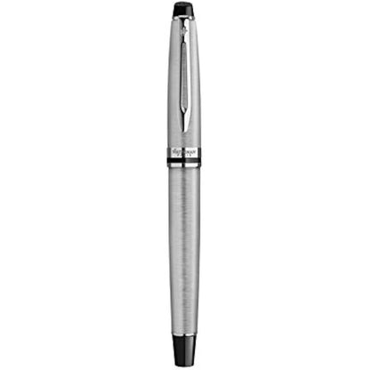 Waterman Expert Fountain Pen | Stainless Steel with Chrome Trim | Medium Nib | Gift Box