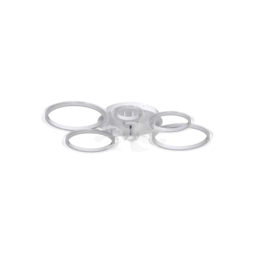 YUNZI Modern Ceiling Fan with Lamp with Remote Control LED 72W Dimmable Fan Ceiling Light Ceiling Fan Lighting for Living Room Bedroom Kitchen, 6