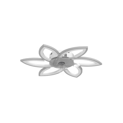 YUNLONG 30.7" Ceiling Fans with Lights and Remote Led Living Room Dimmable Ceiling Lights DC Motor Ceiling Fans with Lamps Reversible 6-Speed Lighting