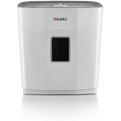 Dahle PaperSAFE 120 Paper Shredder (8 Sheets, Oil-Free, Jam Protection, Cross-Cut, for Home-Office) Grey,36.6 x 34.7 x 21.7cm